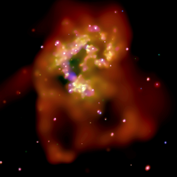 APOD: 2004 February 3 – X-Rays From Antennae Galaxies