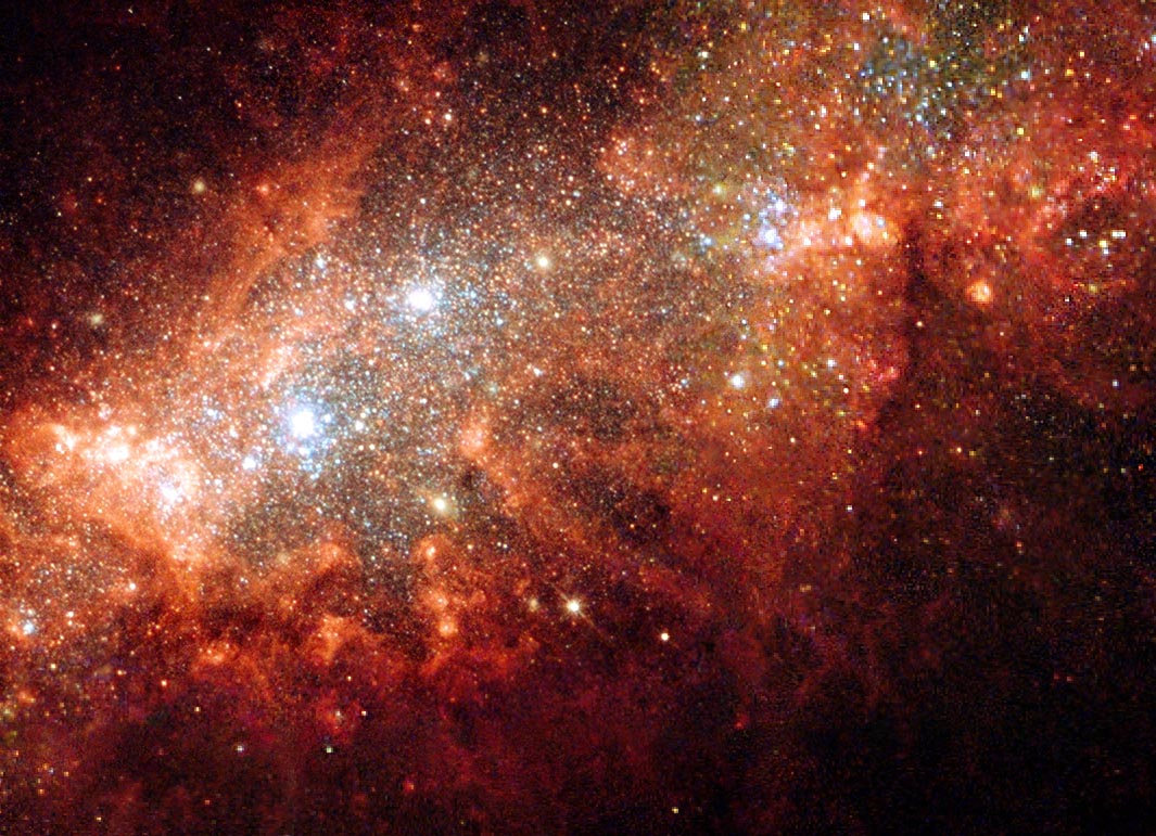 APOD: 2004 February 5 – NGC 1569: Starburst in a Small Galaxy