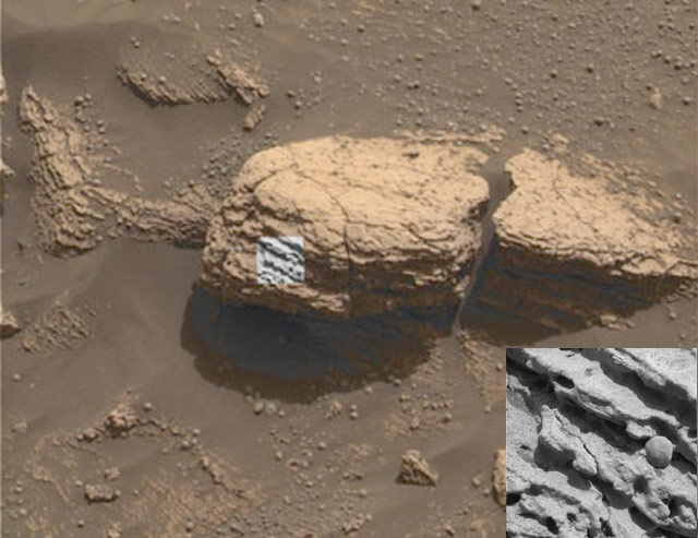 APOD: 2004 February 10 – Unusual Spherules on Mars
