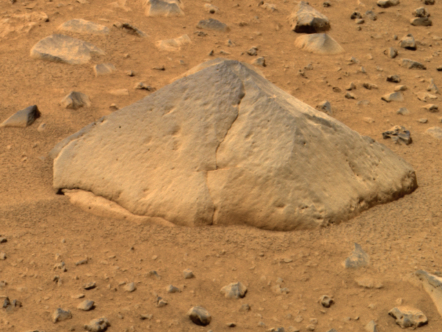 APOD: 2004 January 21 – Adirondack Rock on Mars