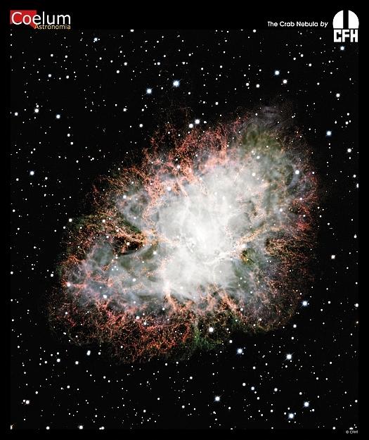 APOD: 2004 January 28 – The Crab Nebula from CFHT