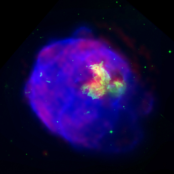 APOD: 2004 January 1 – Structure in N63A
