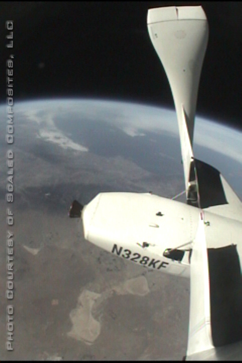 APOD: 2004 June 25 – Planet Earth from SpaceShipOne