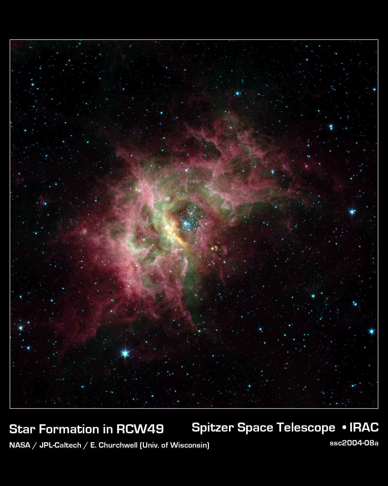 APOD: 2004 June 3 – Cosmic Construction Zone RCW 49