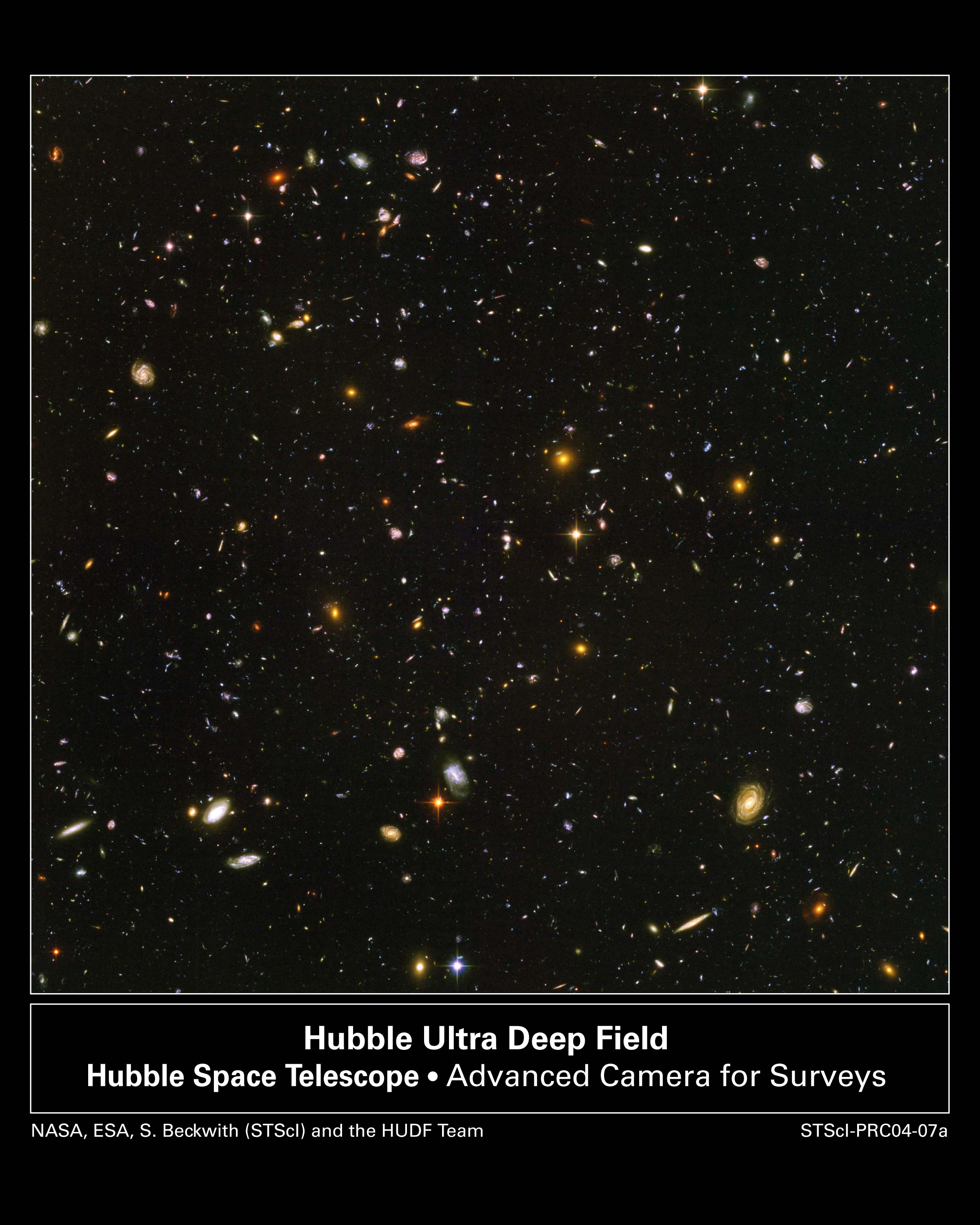 APOD: 2004 March 9 – The Hubble Ultra Deep Field