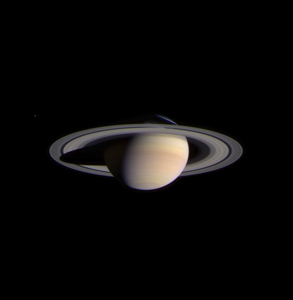 APOD: 2004 March 1 – Cassini Closes in on Saturn