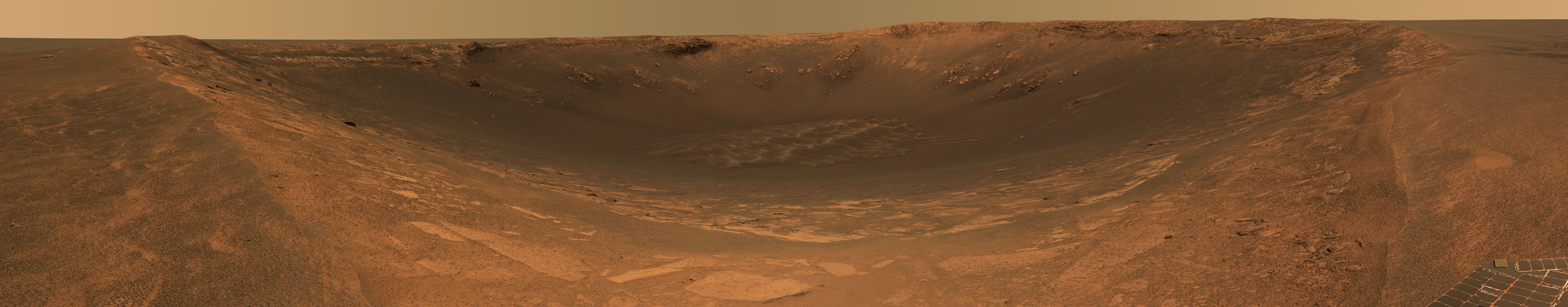 APOD: 2004 May 10 – Endurance Crater on Mars