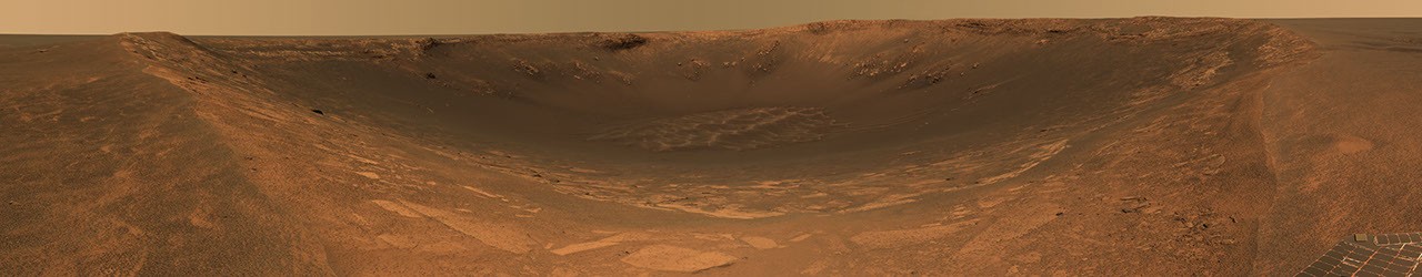 Endurance Crater on Mars — APOD for 2004-05-10