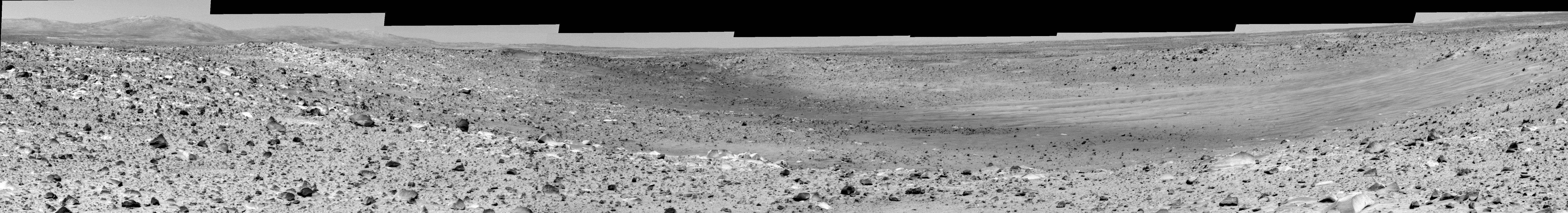APOD: 2004 May 4 – Missoula Crater on Mars