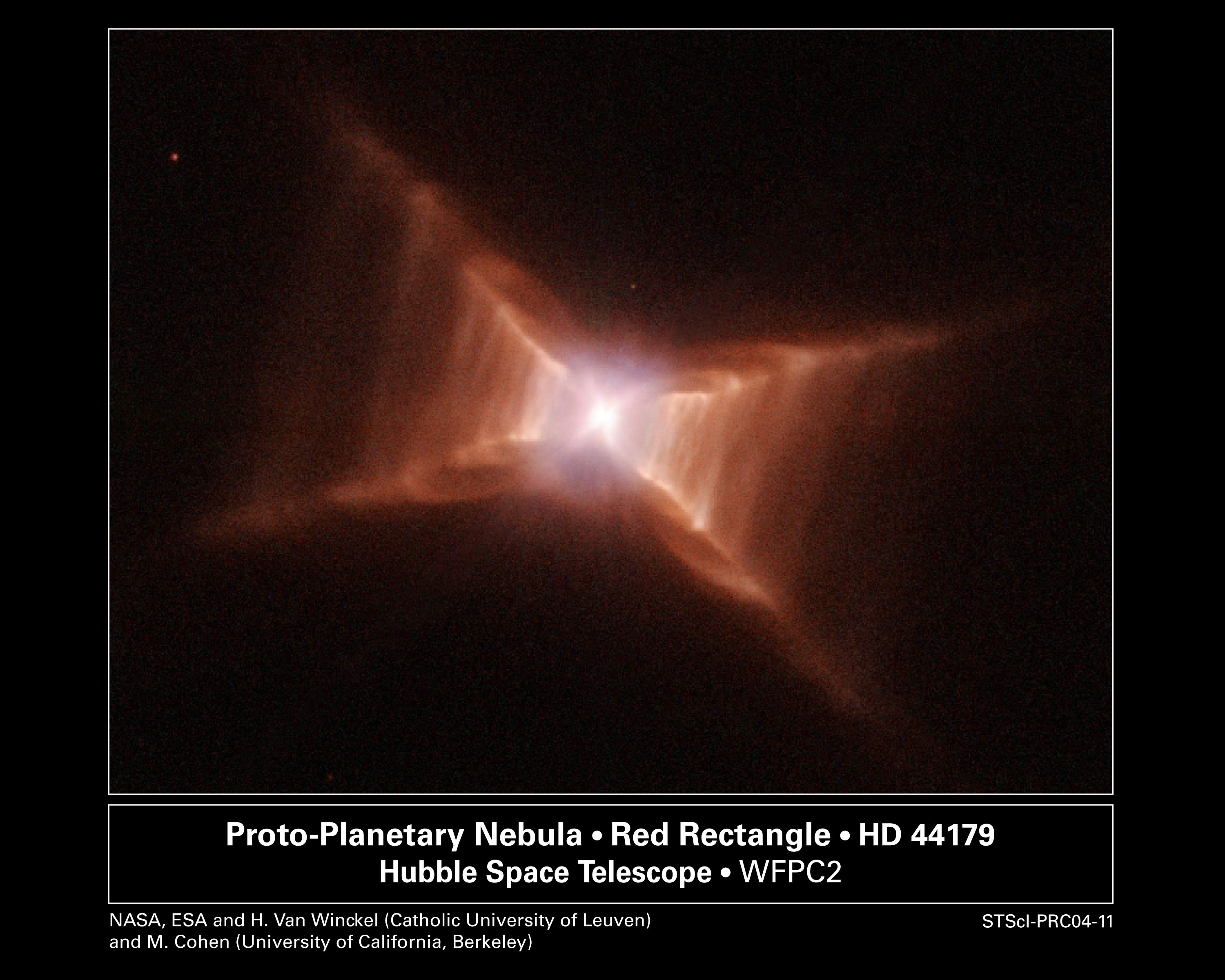 APOD: 2004 May 13 – Rungs of the Red Rectangle