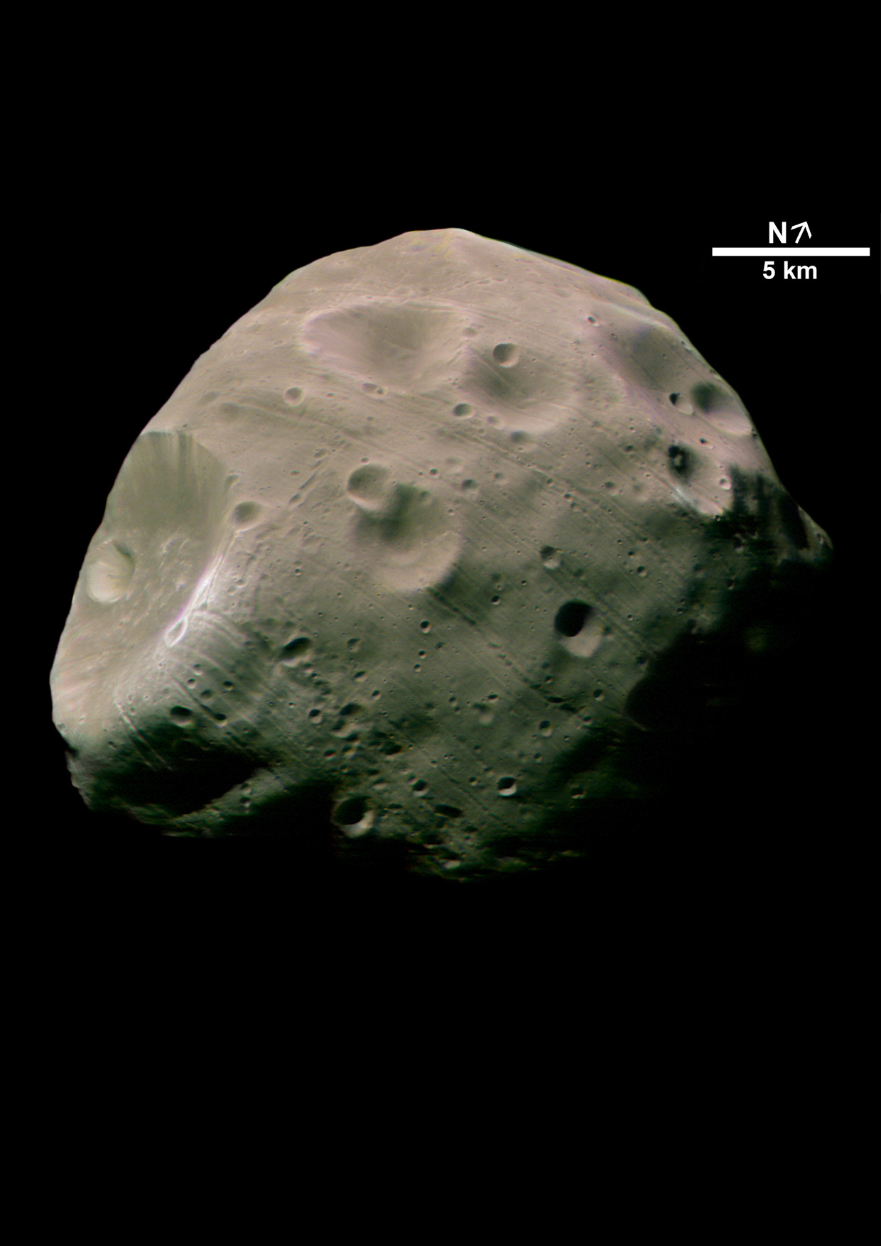 APOD: 2004 November 19 – Phobos: Doomed Moon of Mars
