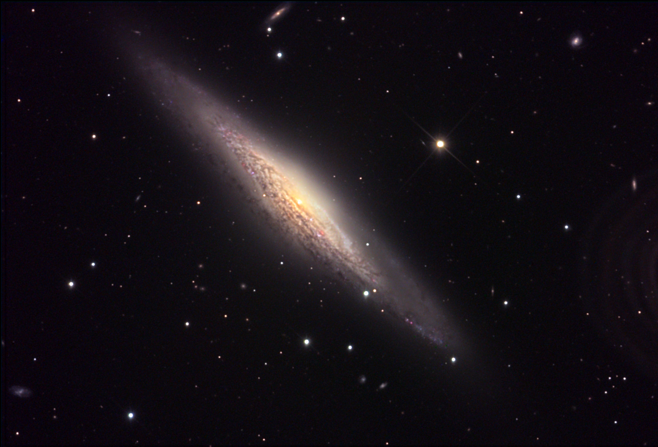 APOD: 2004 November 27 – NGC 2683: Spiral Edge On