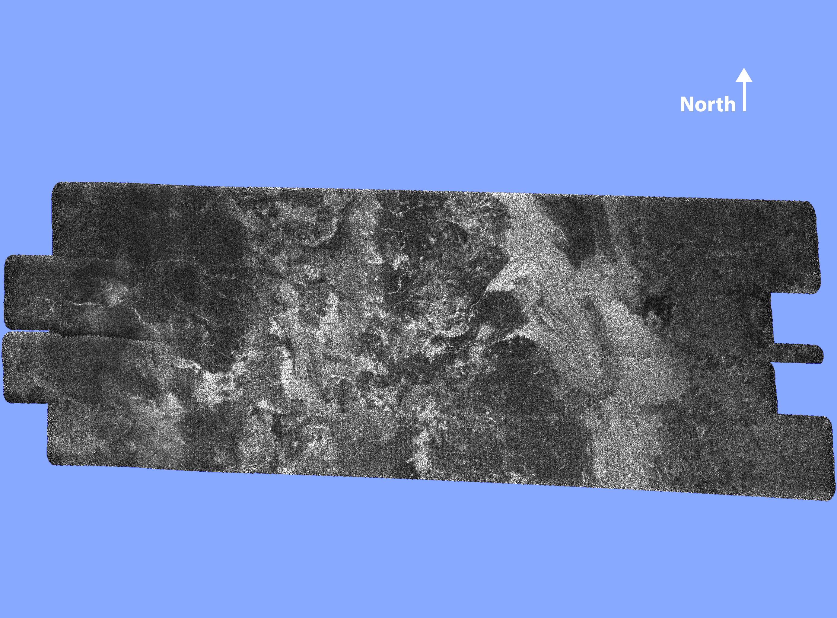APOD: 2004 November 24 – A Radar View of Titan