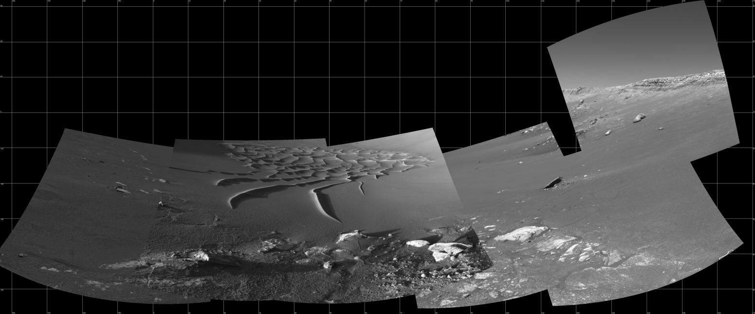 APOD: 2004 October 11 – Mosaic of Endurance Crater on Mars