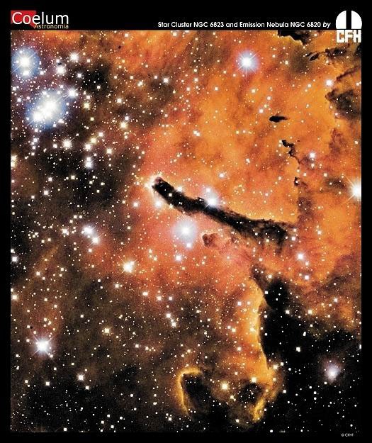 NGC 6823: Cloud Sculpting Star Cluster — APOD for 2004-10-04