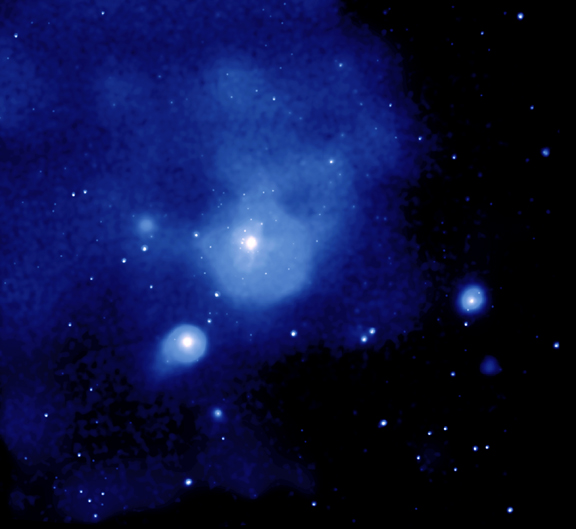 APOD: 2004 September 24 – Fornax Cluster in Motion