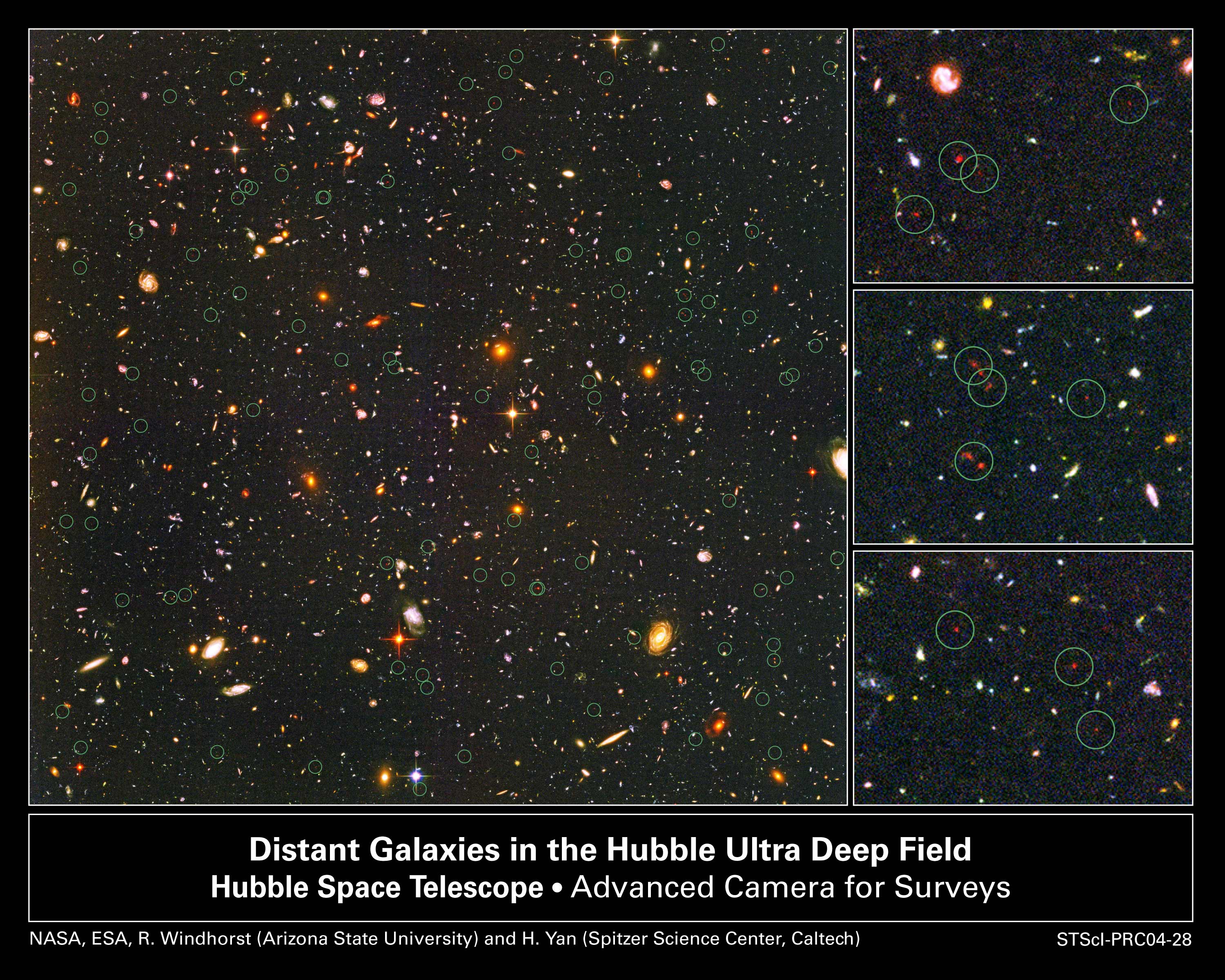 APOD: 2004 September 29 – HUDF: Dawn of the Galaxies