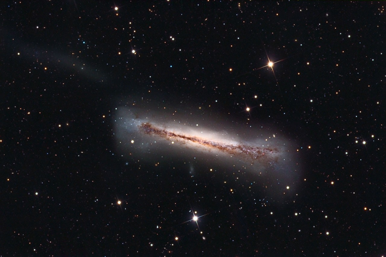 Sideways Galaxy NGC 3628 — APOD for 2005-04-08