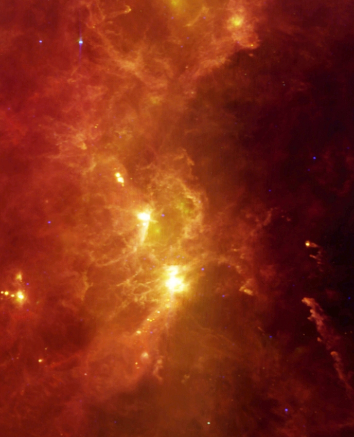 APOD: 2005 April 19 – Orion in Infrared