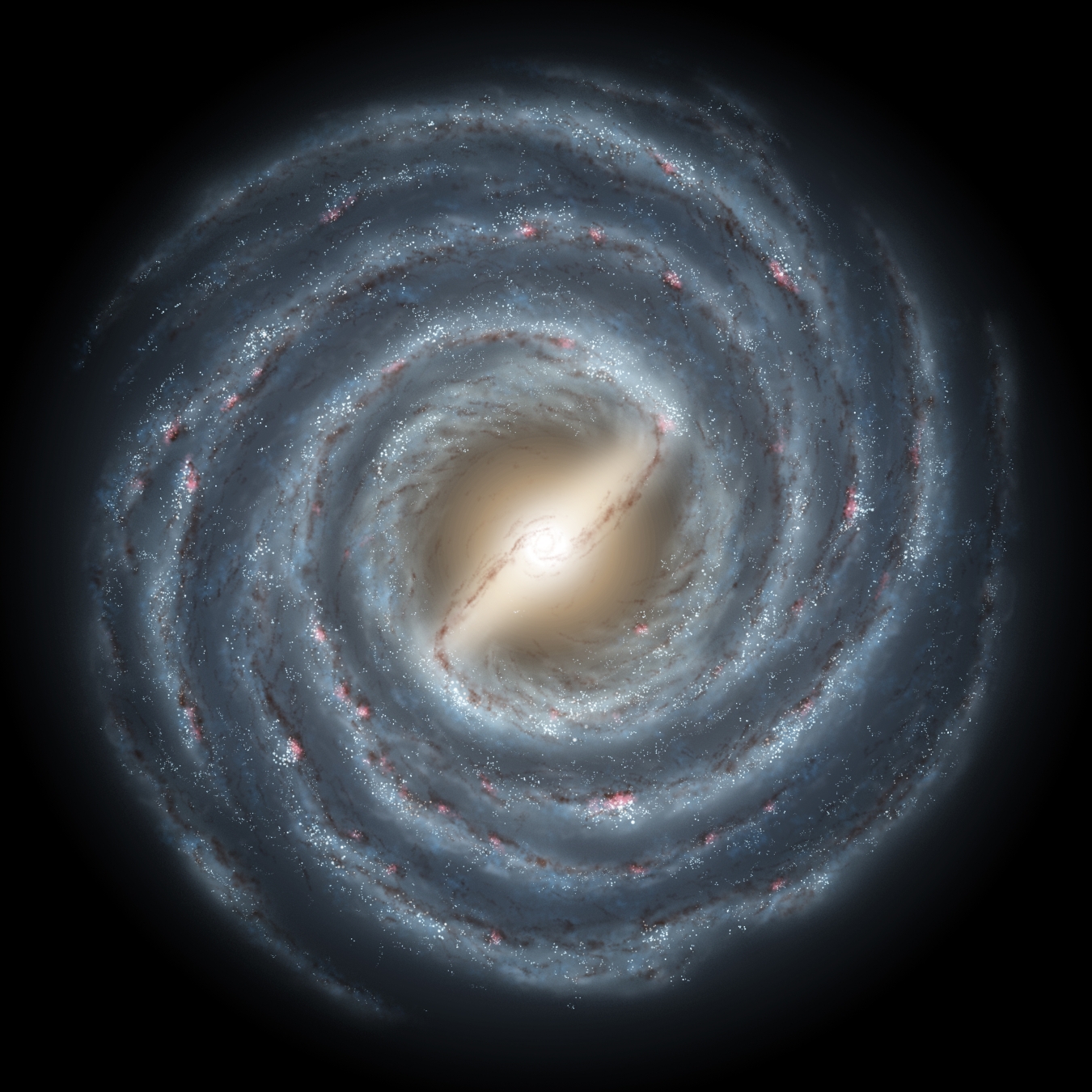 APOD: 2005 August 25 – Barred Spiral Milky Way