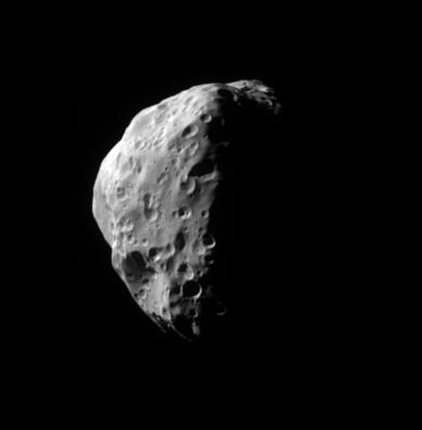 APOD: 2005 August 24 – Epimetheus: A Small Moon of Saturn