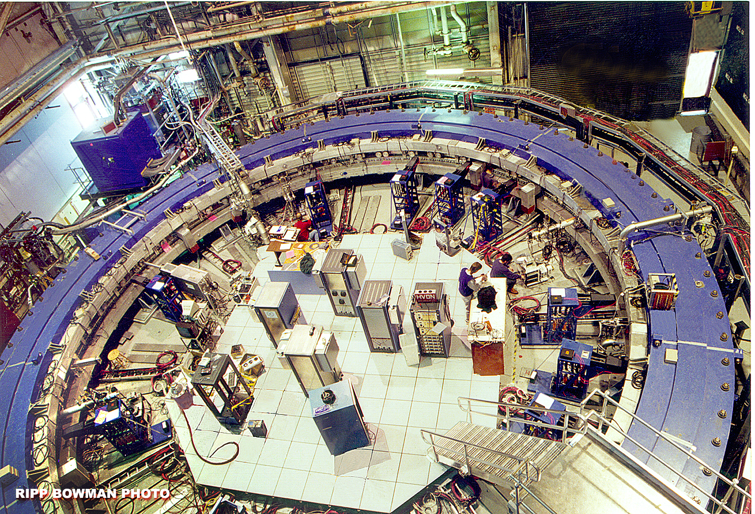 APOD: 2005 August 28 Muon Wobble Possible Door to Supersymmetric Universe