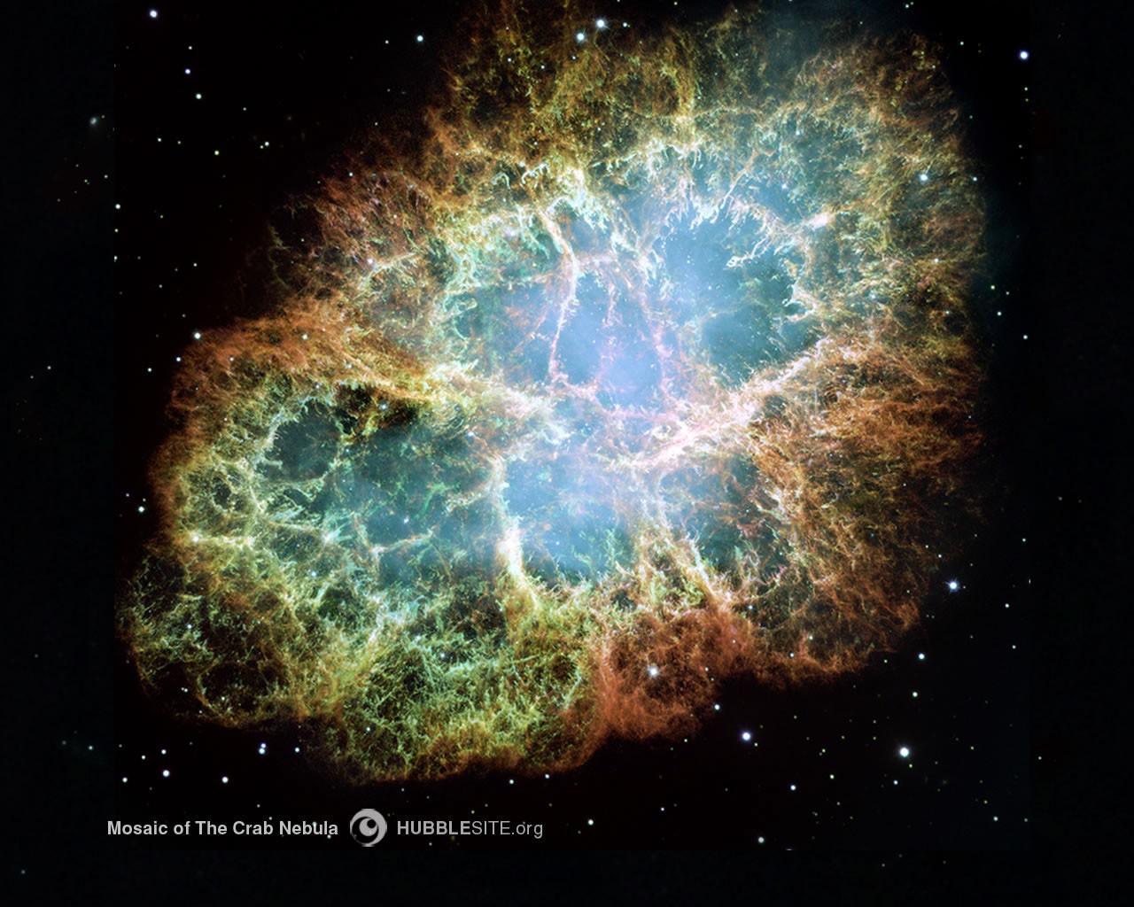 Crab Nebula Mosaic from HST — APOD for 2005-12-02