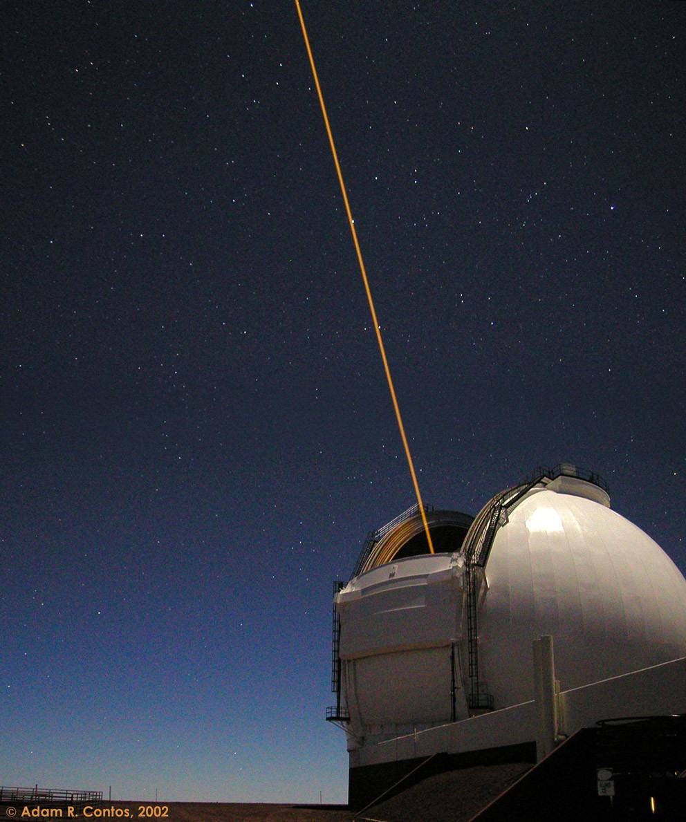 APOD: 2005 February 7 – A Telescope Laser Creates an Artificial Star