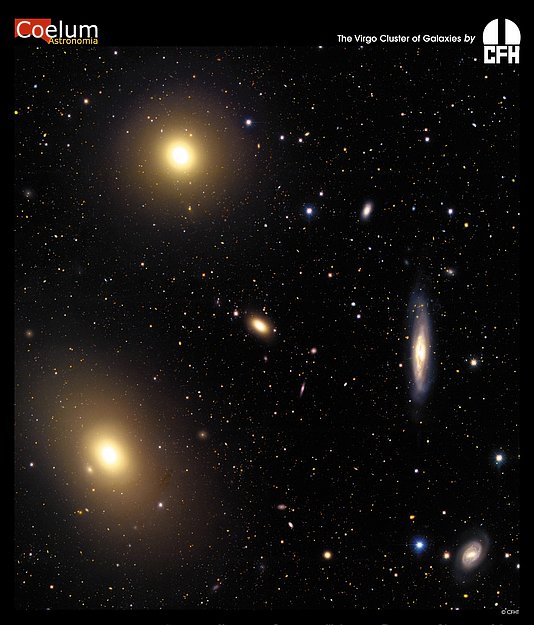 APOD: 2005 February 13 – In the Center of the Virgo Cluster