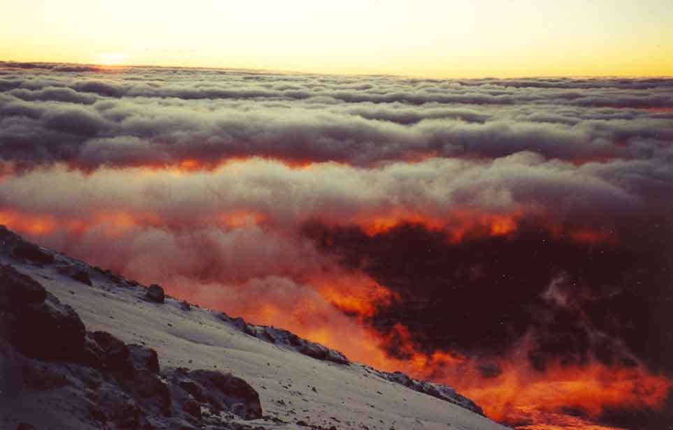 APOD: 2005 July 11 – Sunrise Over Kilimanjaro