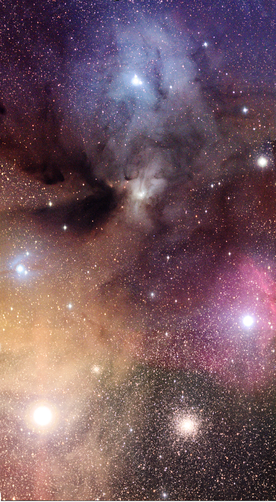 APOD: 2005 July 9 – The Colorful Clouds of Rho Ophiuchi