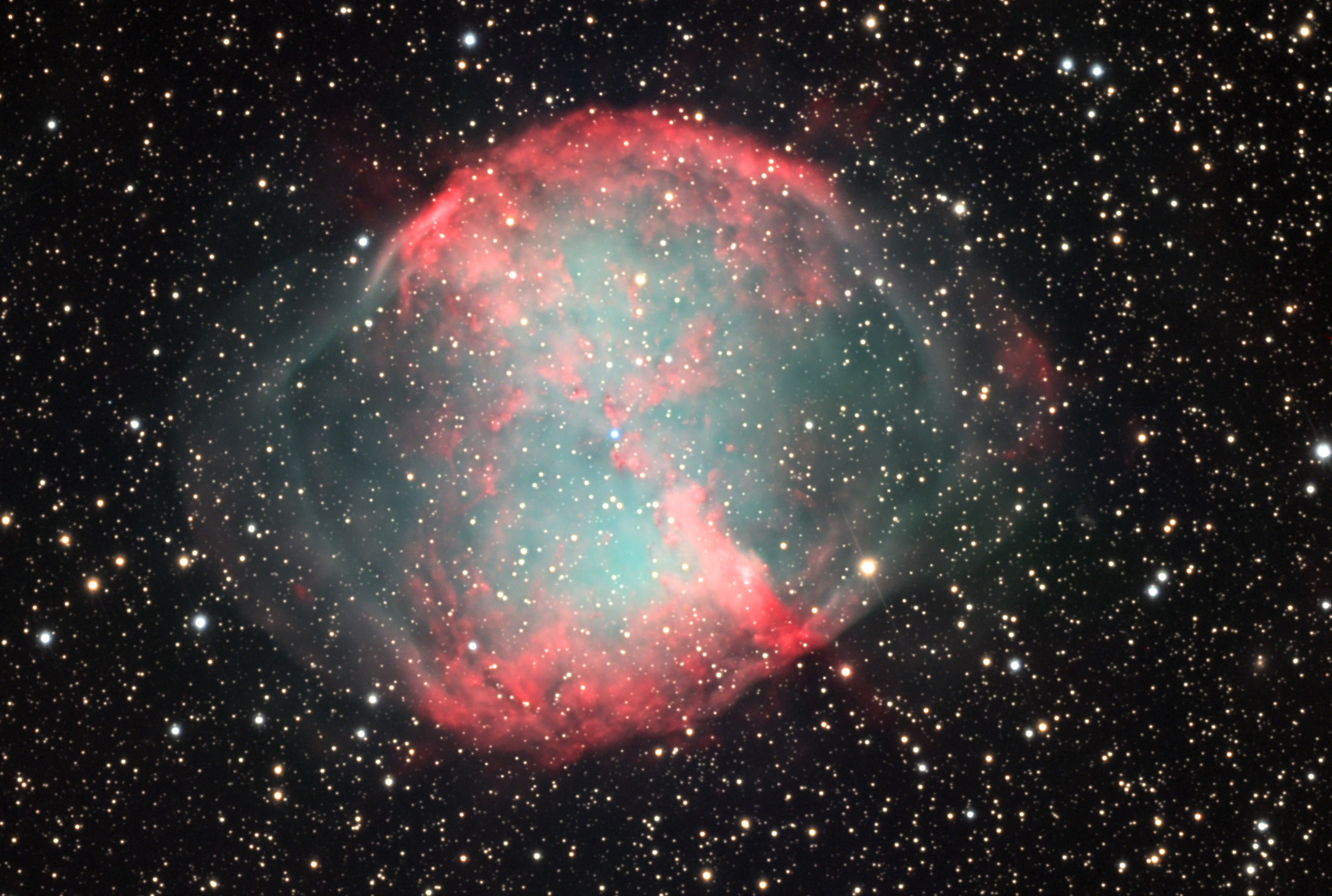 APOD: 2005 June 3 – M27: The Dumbbell Nebula