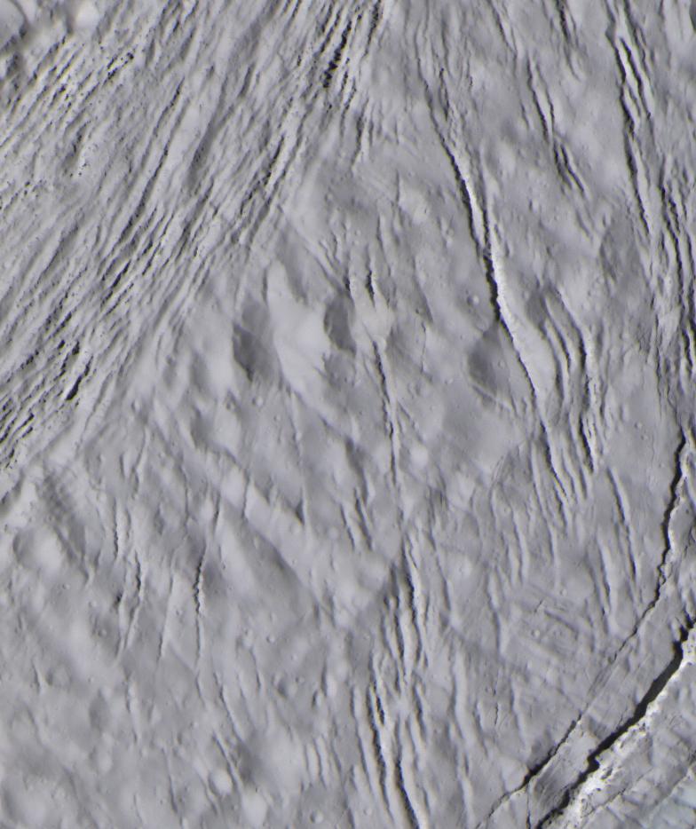 APOD: 2005 March 17 – Enceladus Close Up