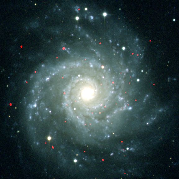APOD: 2005 March 30 – ULXs in M74