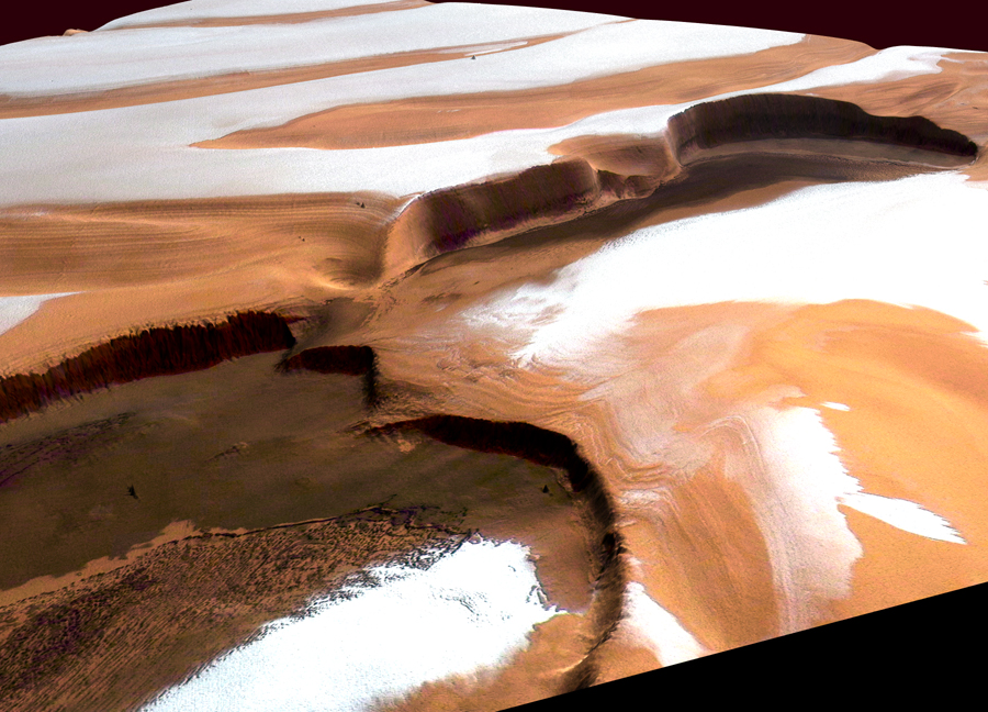 APOD: 2005 March 15 – Steep Cliffs on Mars