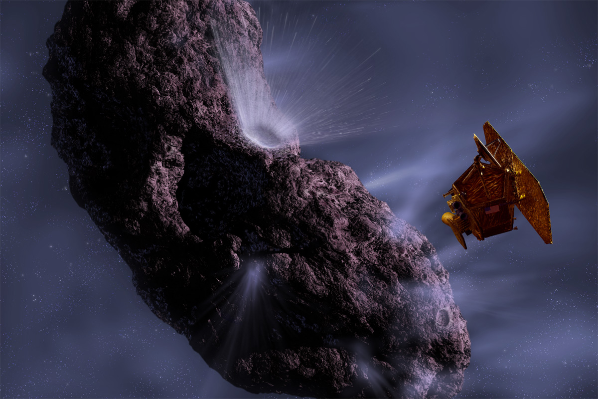APOD: 2005 May 16 – Deep Impact Spacecraft Hurtles Toward Comet