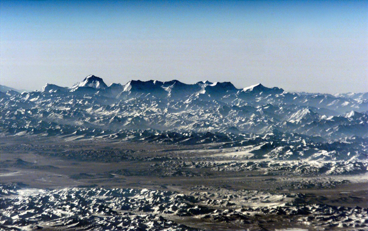 APOD: 2005 May 28 – Himalayan Horizon From Space