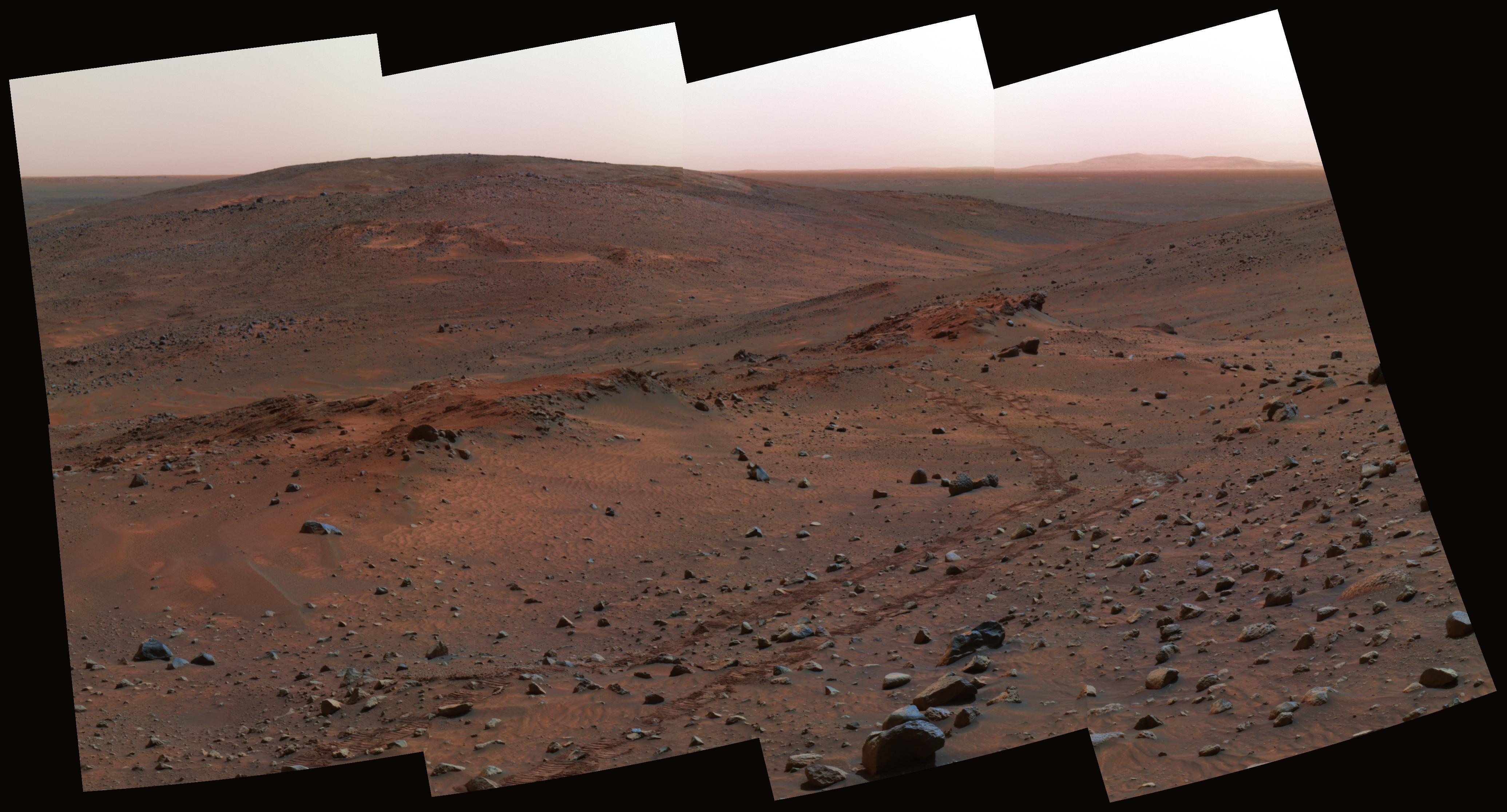 APOD: 2005 May 2 – Methuselah Outcrop on Mars
