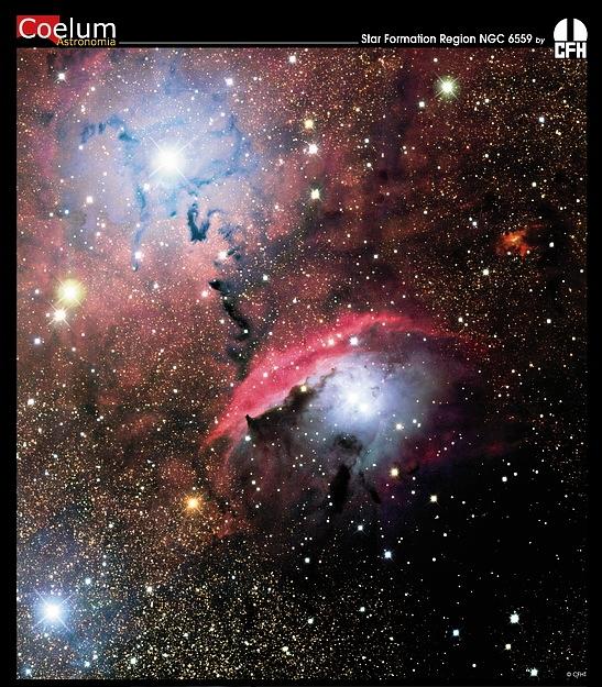 APOD: 2005 May 9 – Stars, Dust and Nebula in NGC 6559