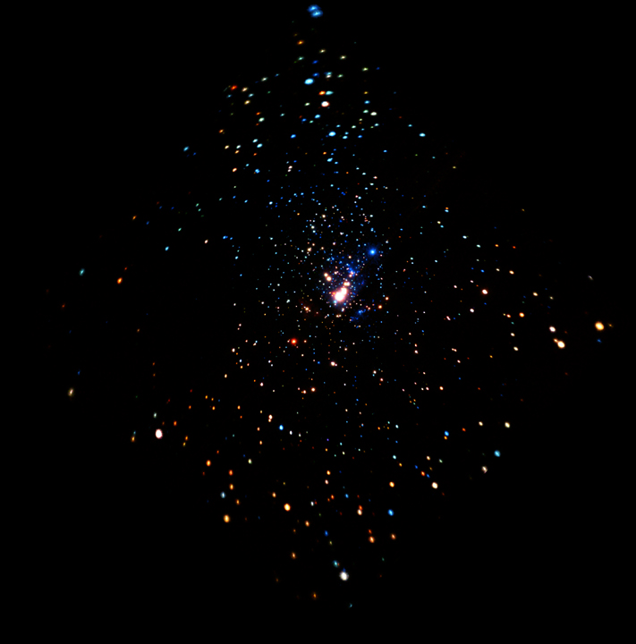 APOD: 2005 May 19 – X Ray Stars in the Orion Nebula