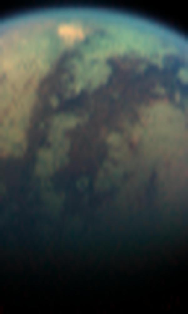APOD: 2005 May 27 – Titan s Odd Spot