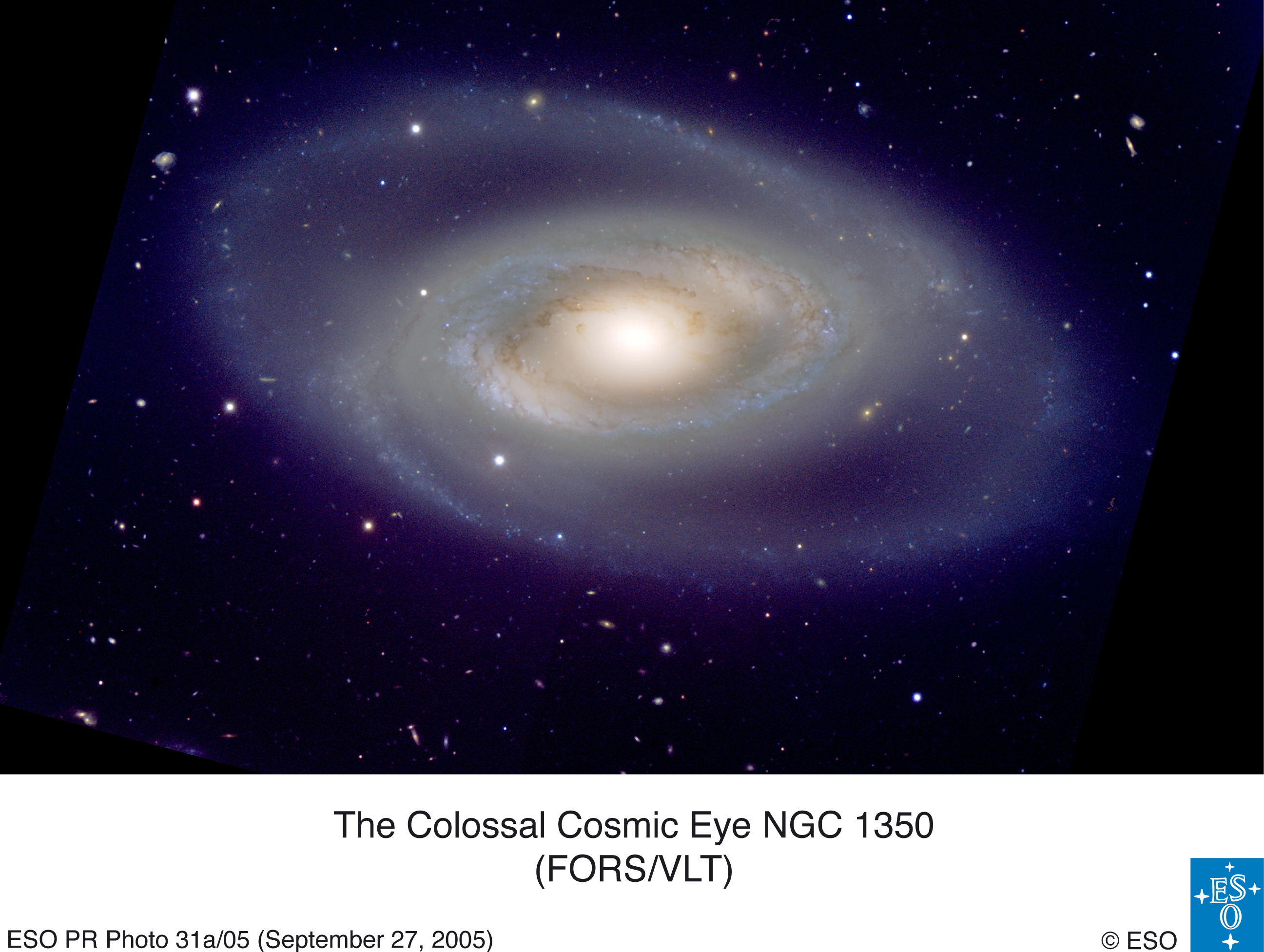 APOD: 2005 October 6 – Spiral Galaxy NGC 1350