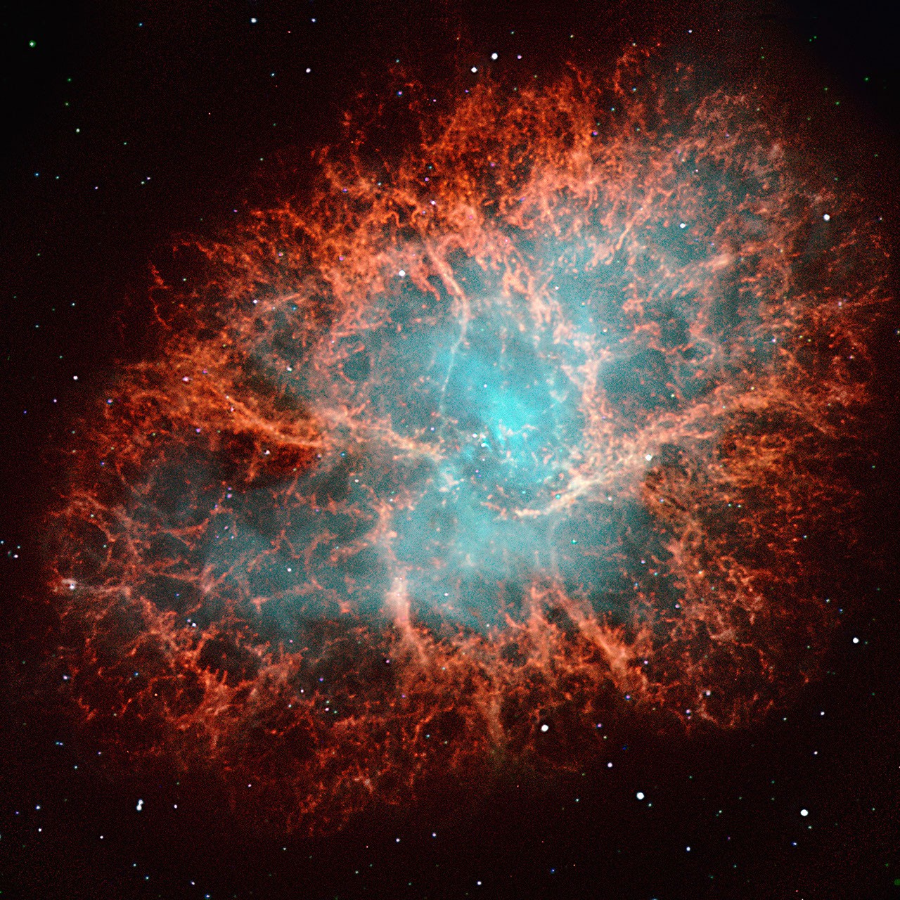 M1: The Crab Nebula from NOT — APOD for 2005-09-20