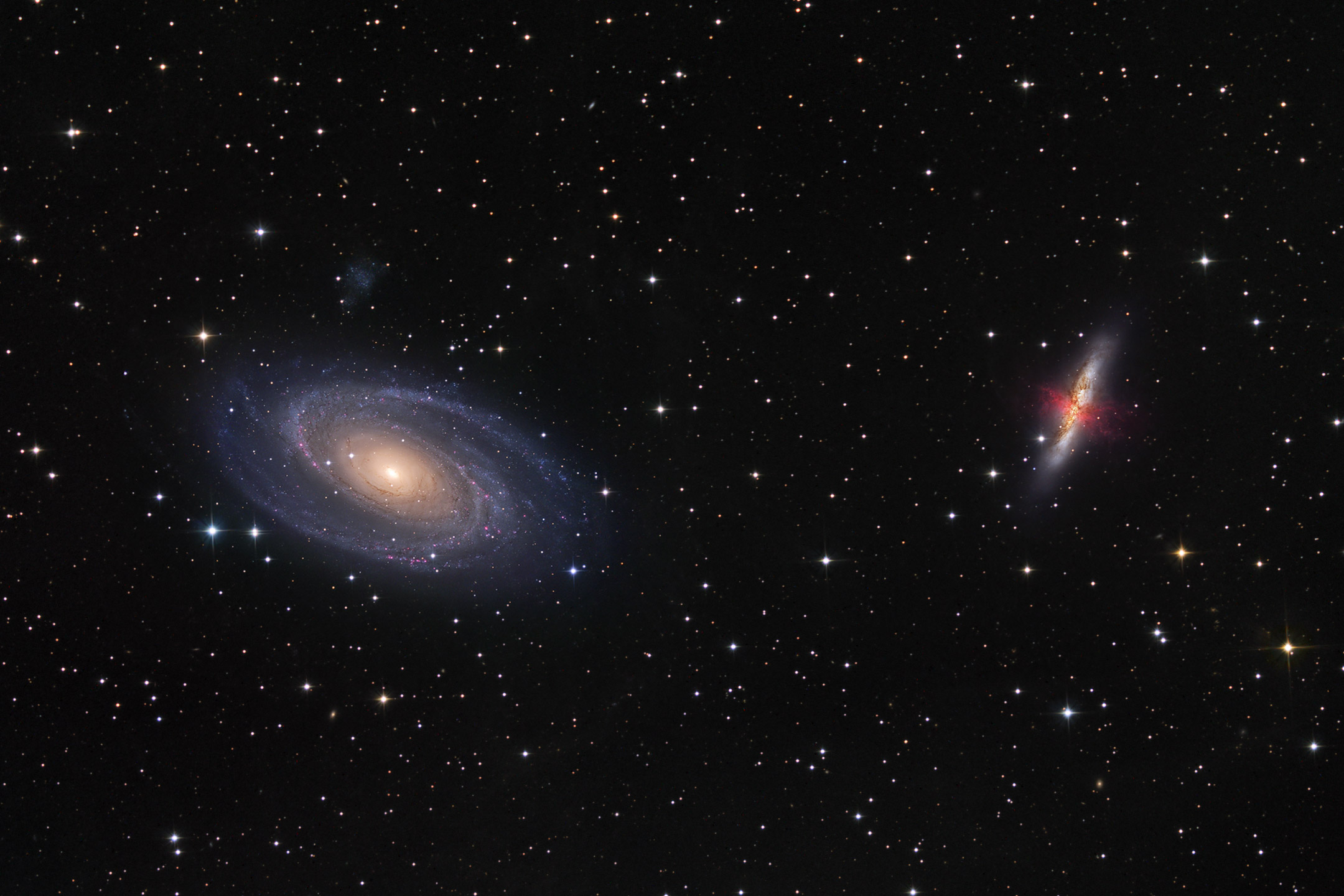 APOD: 2006 April 15 – Galaxy Wars: M81 versus M82