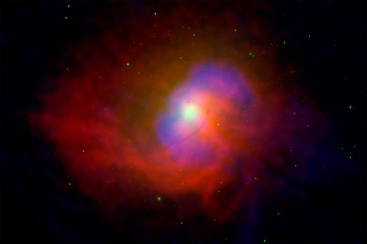 NGC 4696: Energy from a Black Hole — APOD for 2006-04-27
