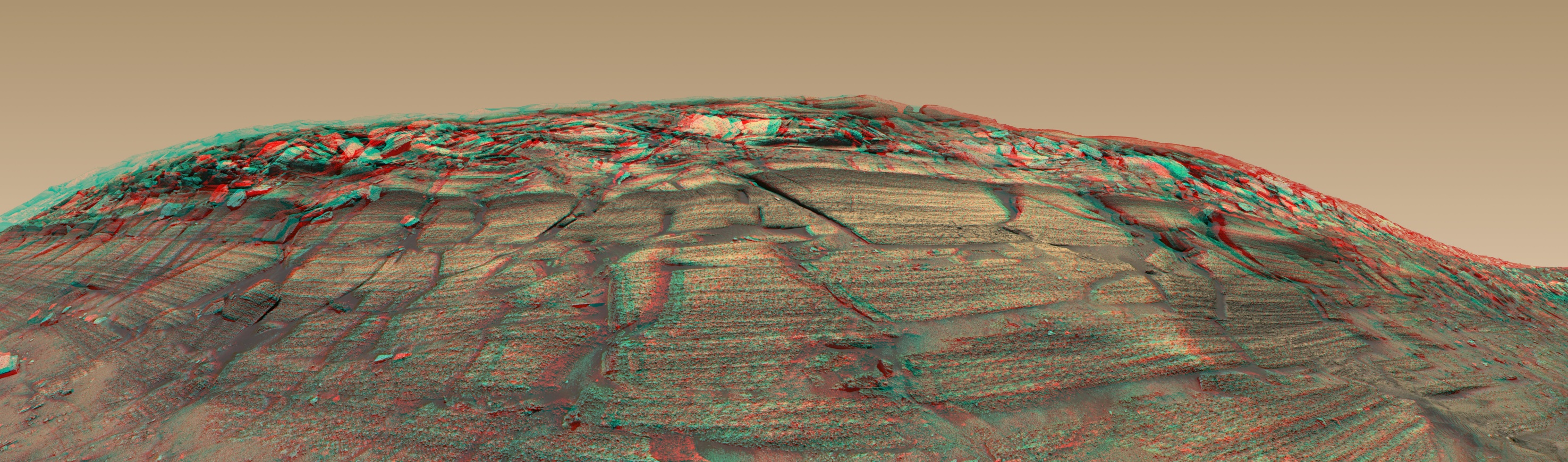 APOD: 2006 August 4 – Burns Cliff Anaglyph