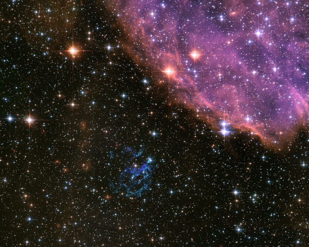 APOD: 2006 August 29 – Supernova Remnant E0102 from Hubble