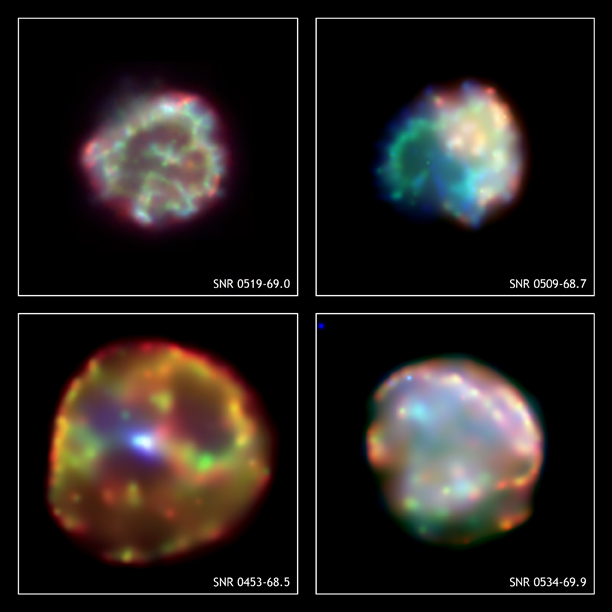 APOD: 2006 July 28 – Four Supernova Remnants