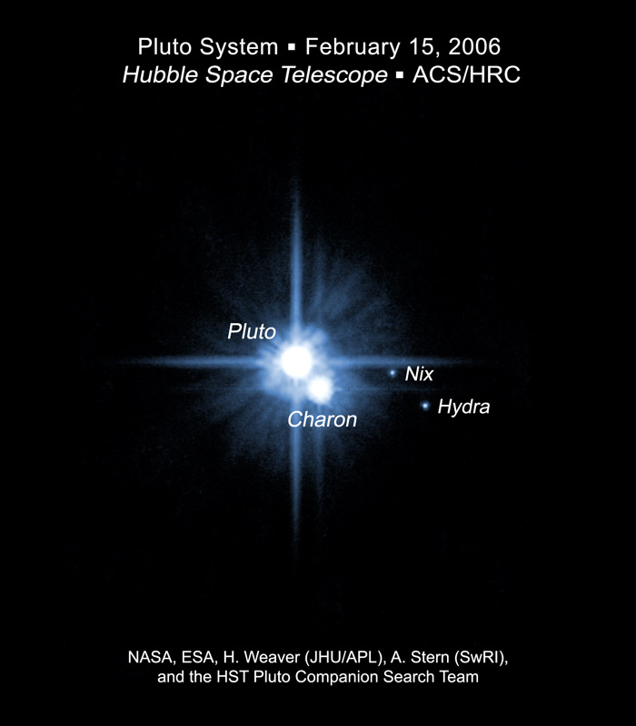 APOD: 2006 June 24 – Nix and Hydra