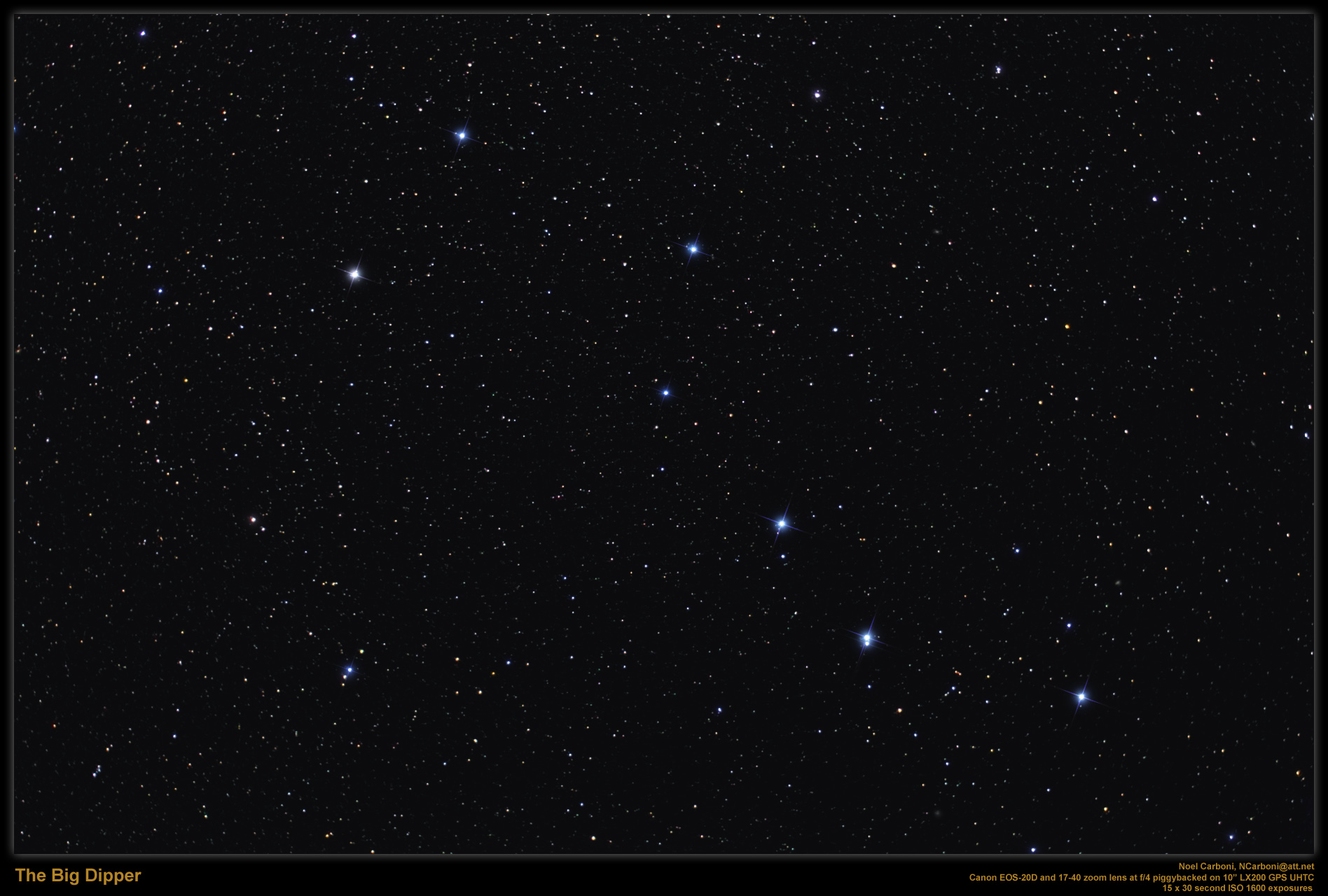 APOD: 2006 March 17 – The Big Dipper Cluster
